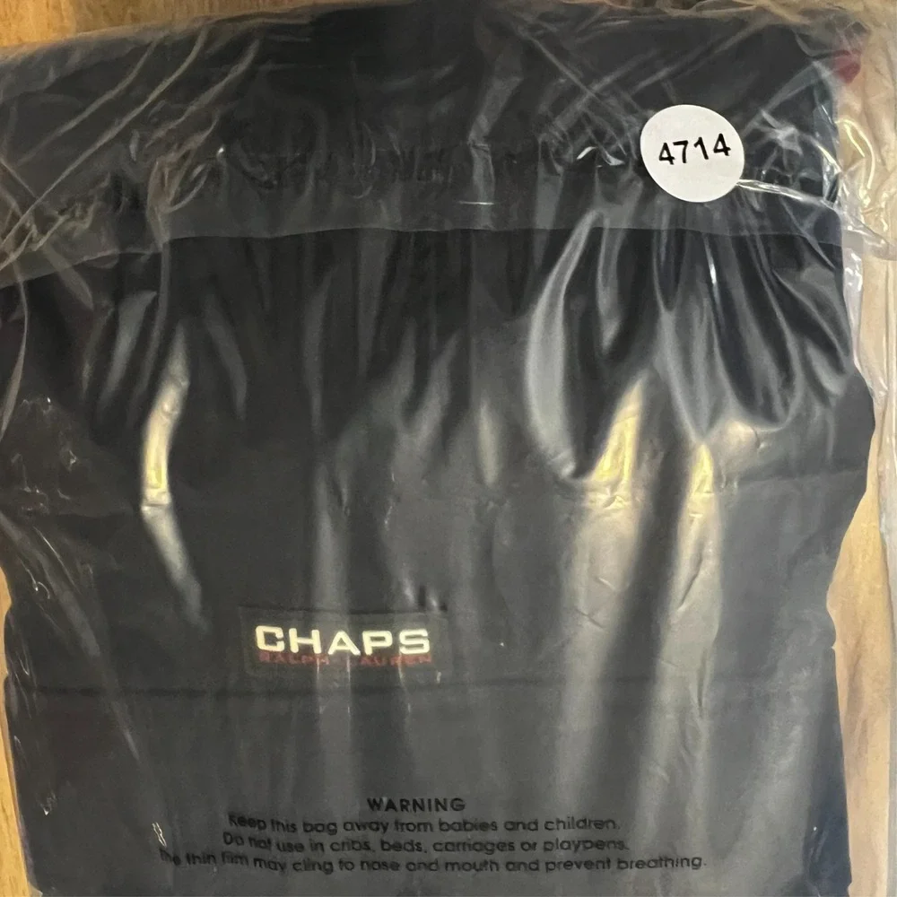 Vintage 90s CHAPS Ralph Lauren Anorak Pullover Jacket Men XL Long Sleeve Blue - Picture 15 of 15